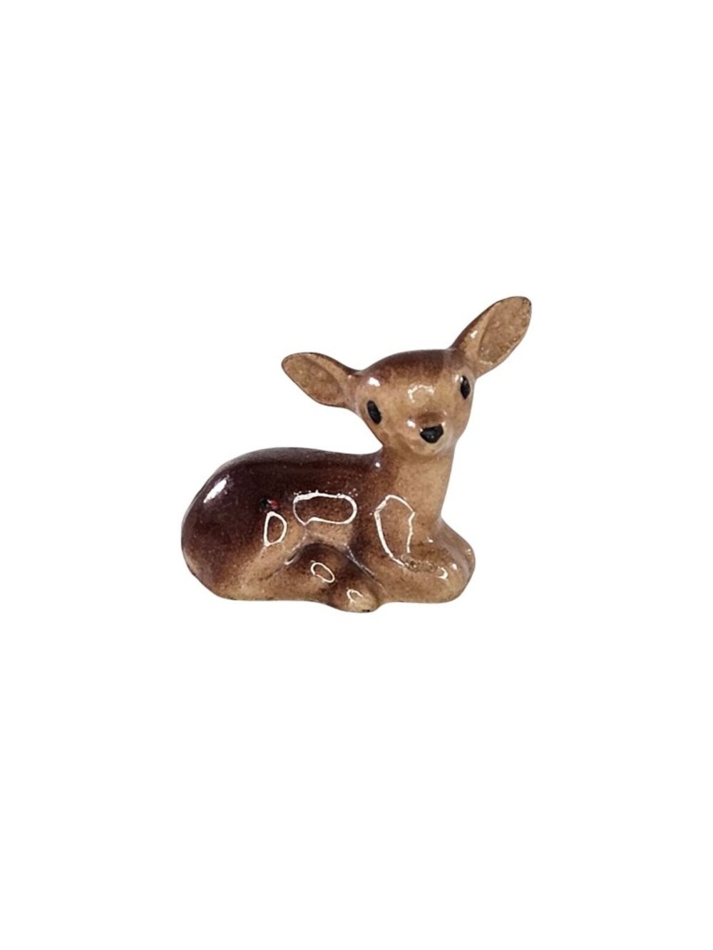 Hagen Renaker Fawn Bay Spotted Deer Lying Down Miniature Figurine